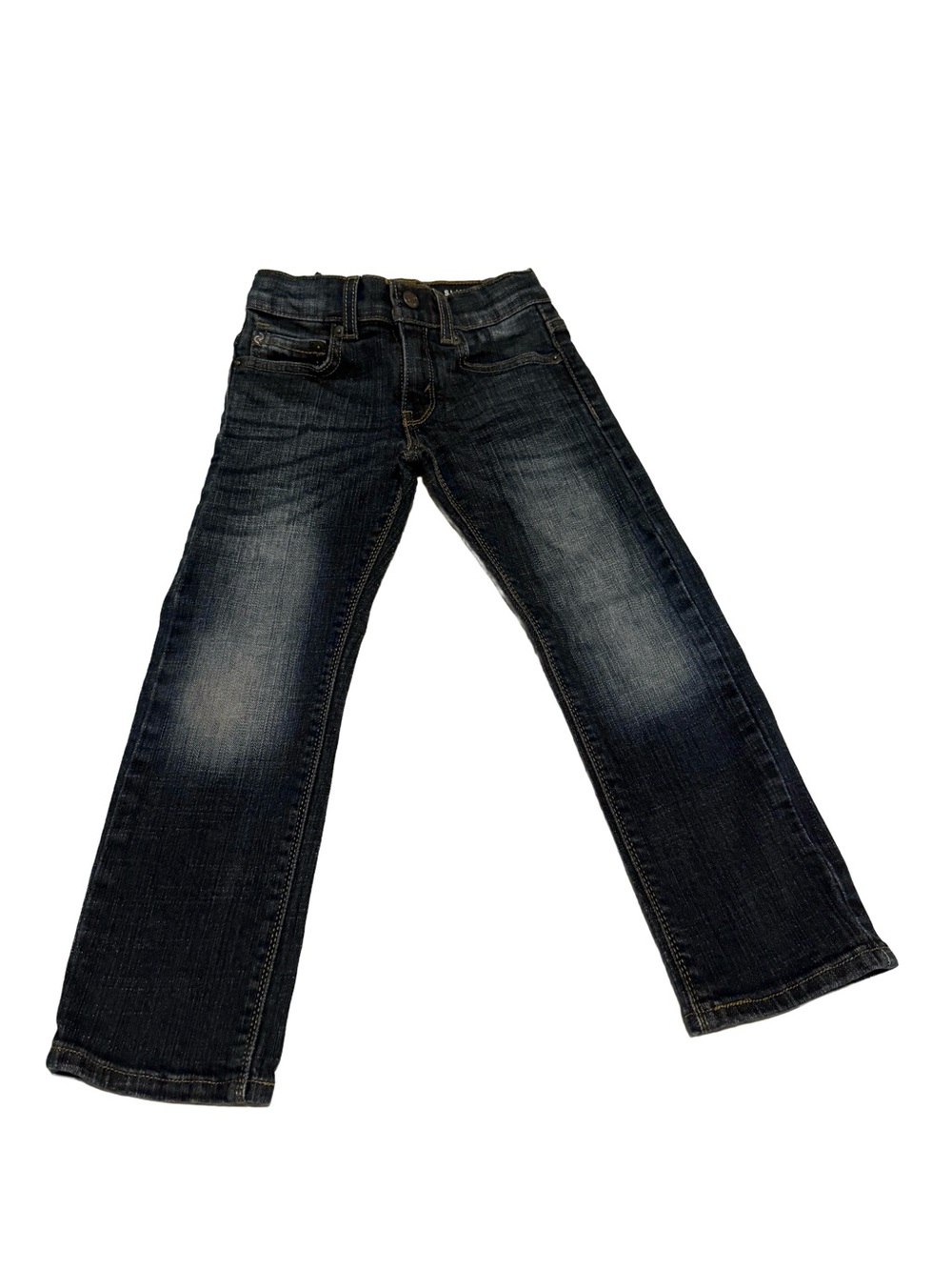 Denizen from Levi's Kids Dark Blue 218 Slim Straight Fit Jeans‎